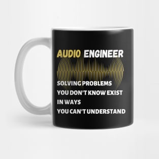 Audio engineer solving problems Unisex Mug